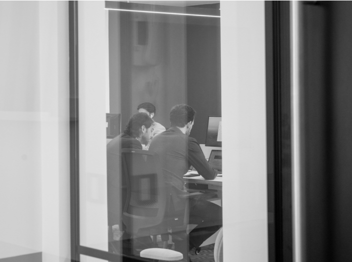 People working in office