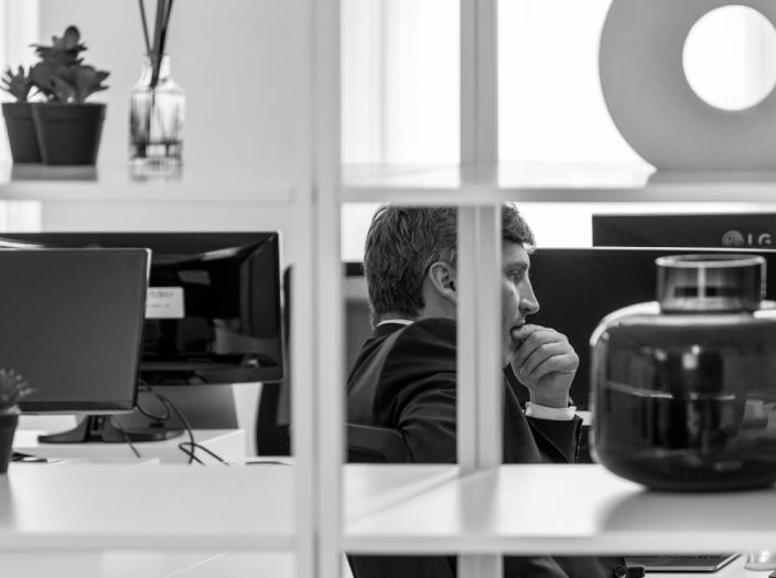 Man working in office