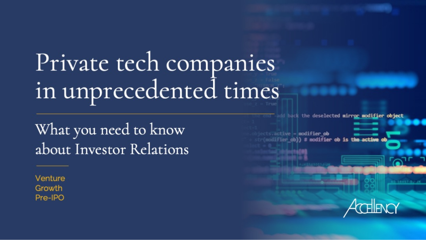 Private tech companies in unprecedented times