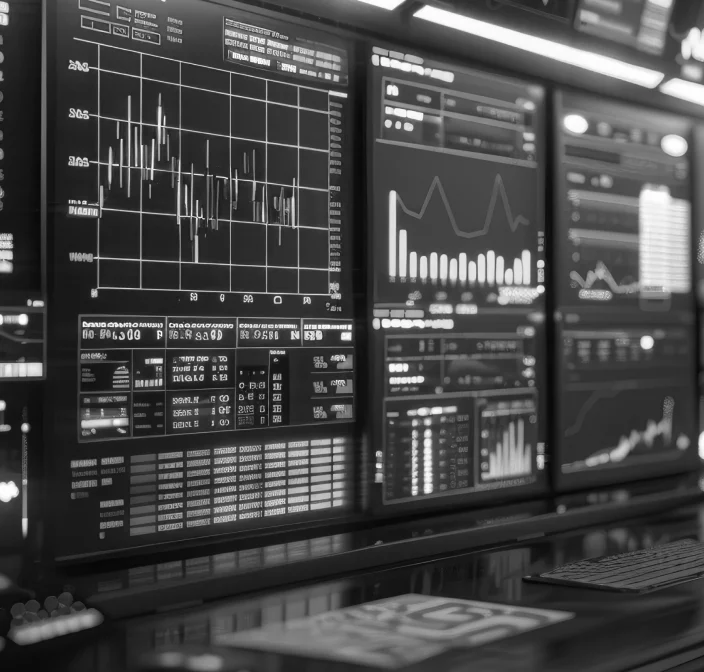 Charts on the screen