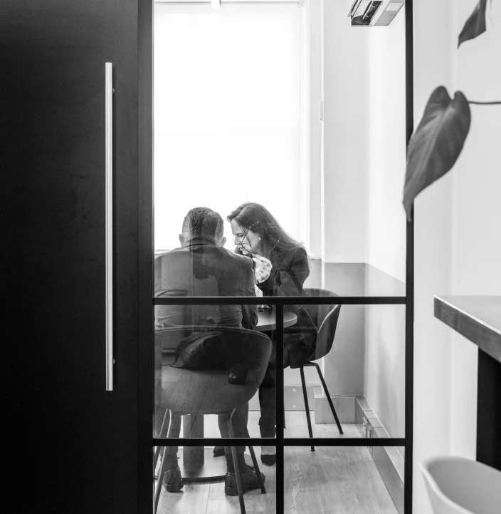 People working in office